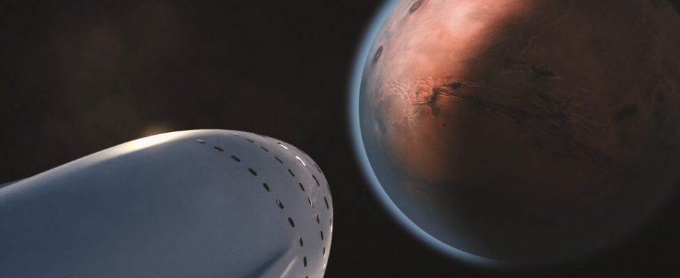 La Visión de Elon Musk Sobre Marte Involucra un Gran Cohete