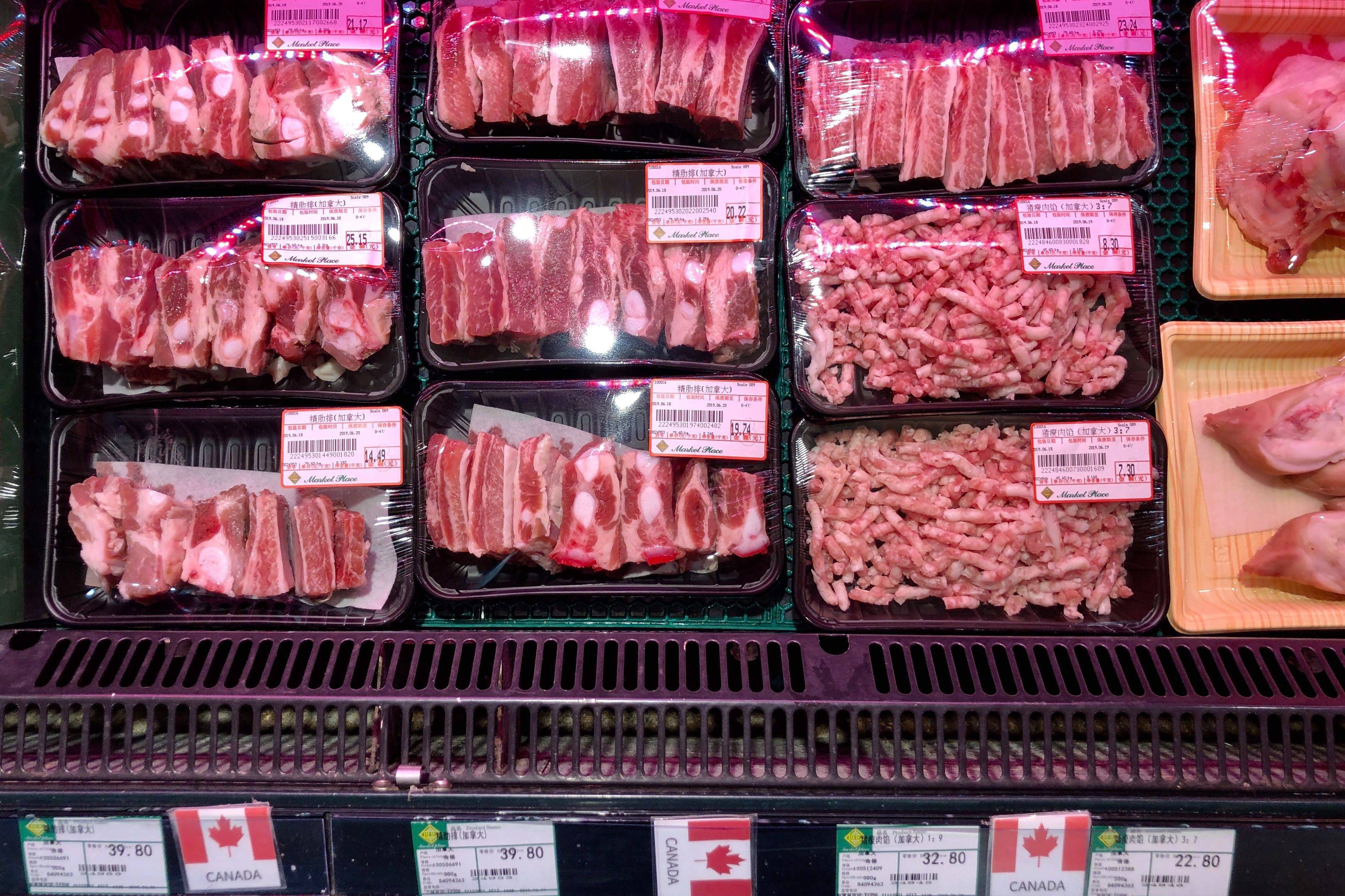 China prohibió toda la carne que provenga de Canadá