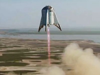 El prototipo de Starhopper de SpaceX voló esta semana a su altitud más elevada hasta ahora