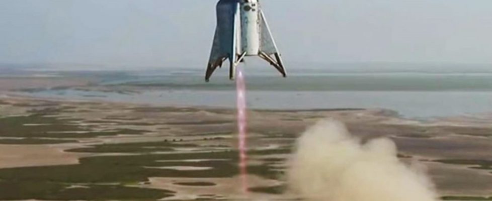 El prototipo de Starhopper de SpaceX voló esta semana a su altitud más elevada hasta ahora